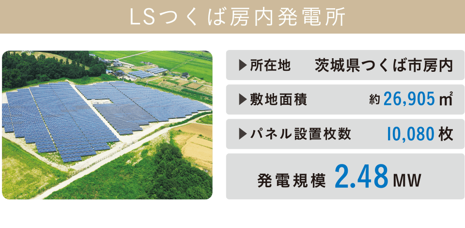 LSつくば房内発電所